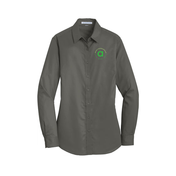 Agape - Port Authority® Ladies SuperPro™ Twill Shirt