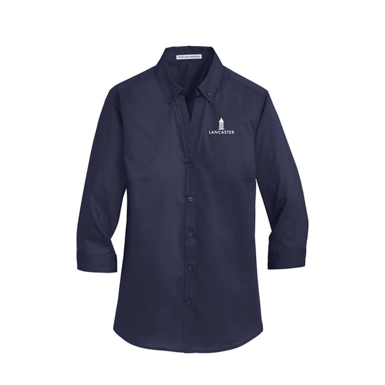 City of Lancaster - Port Authority® Women's 3/4-Sleeve SuperPro™ Twill Shirt