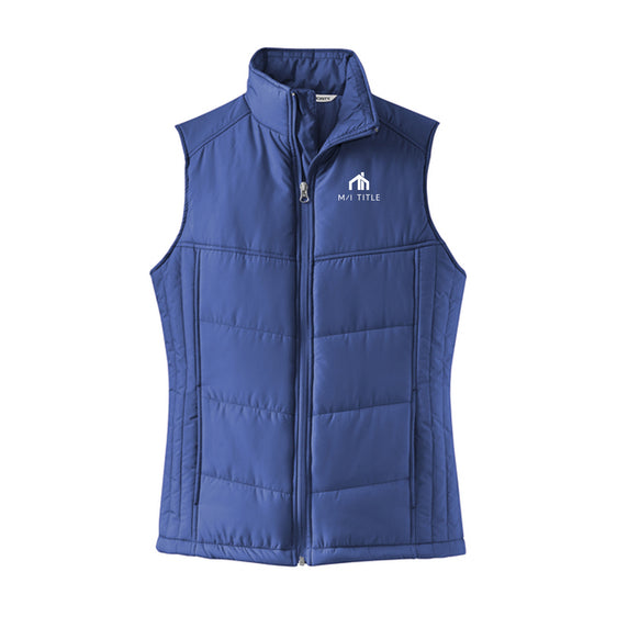 M/I Title - Port Authority® Ladies Puffy Vest