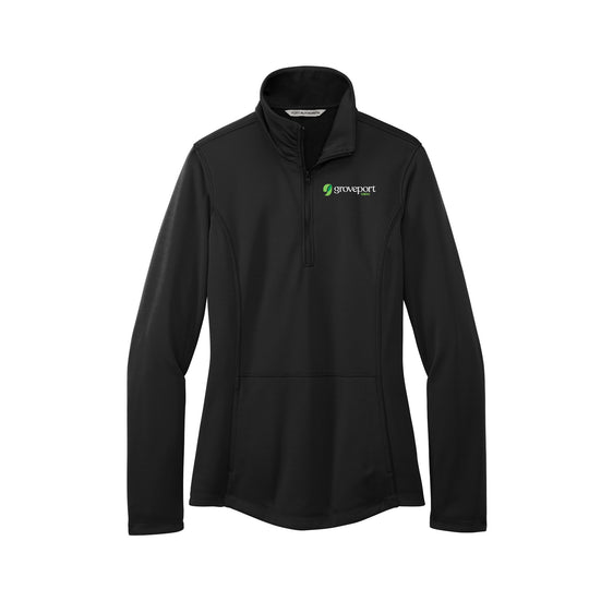 Groveport Municipal - Port Authority® Ladies Smooth Fleece 1/4-Zip