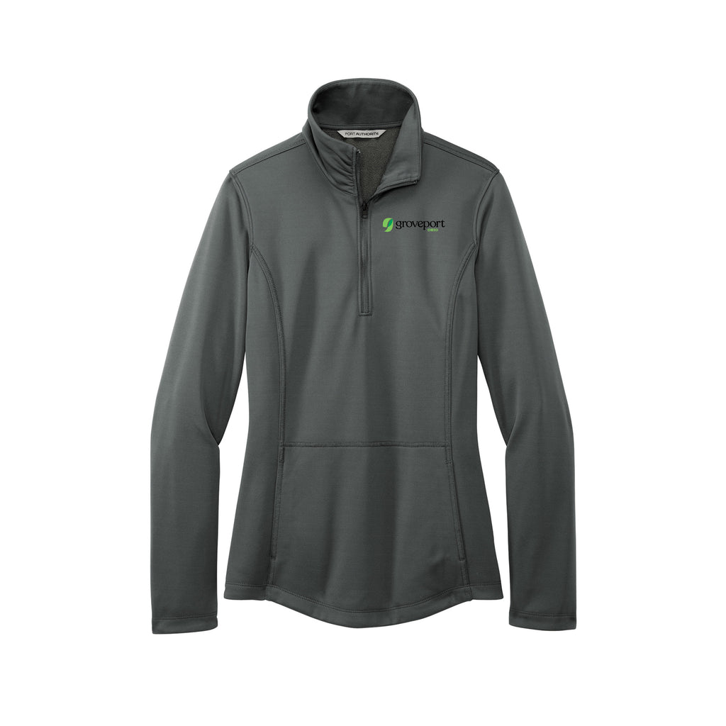 Groveport Municipal - Port Authority® Ladies Smooth Fleece 1/4-Zip