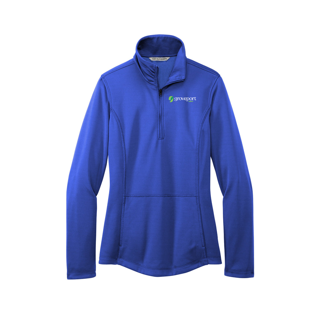 Groveport Municipal - Port Authority® Ladies Smooth Fleece 1/4-Zip