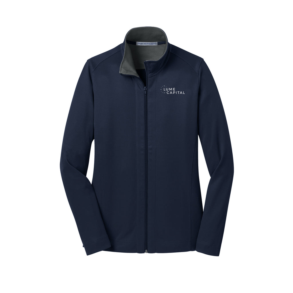 Lume Capital - Port Authority® Women's Vertical Texture Full-Zip Jacket