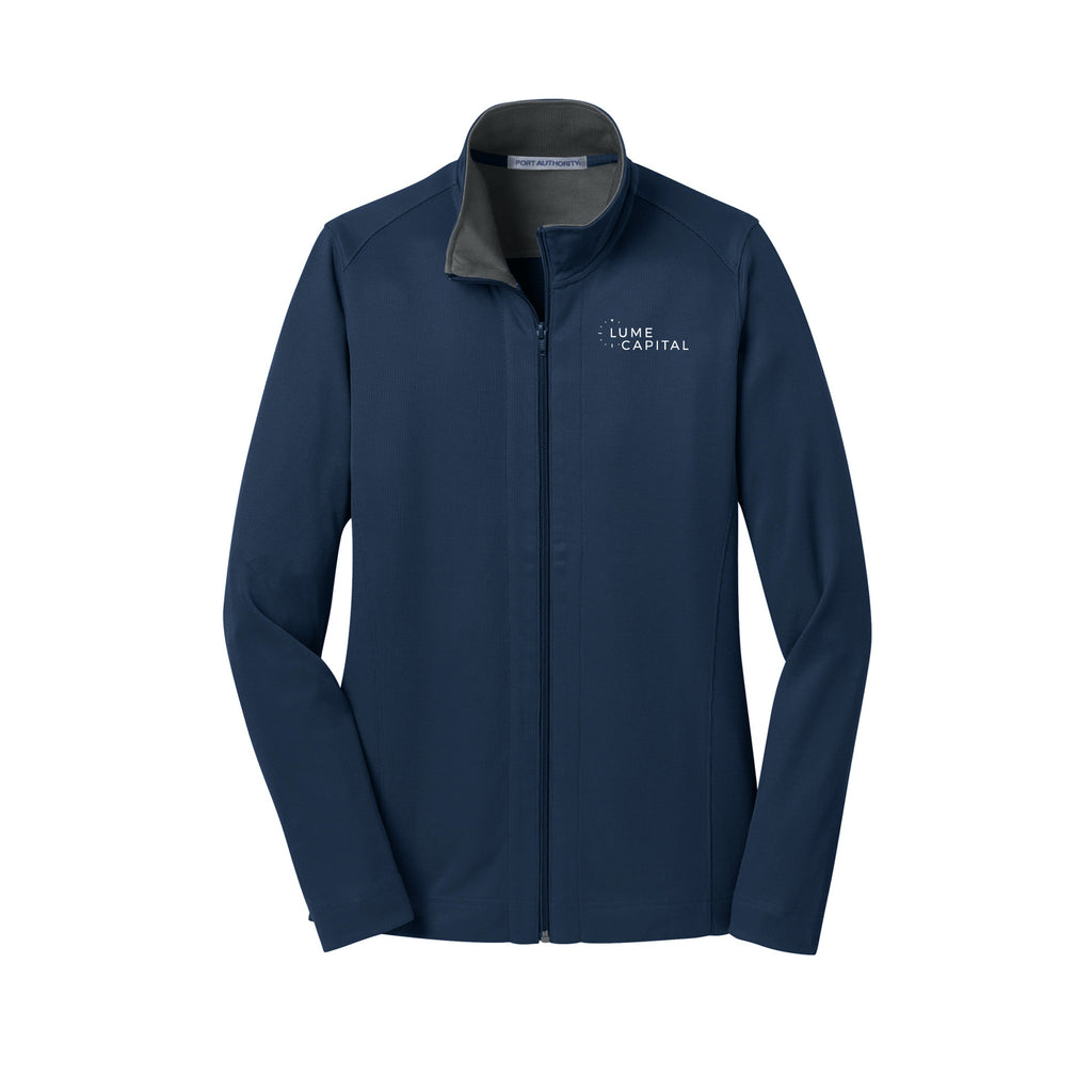 Lume Capital - Port Authority® Women's Vertical Texture Full-Zip Jacket