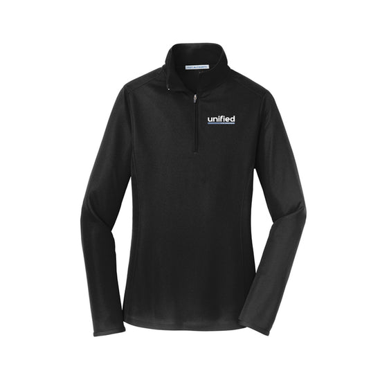 Unified Life Insurance - Port Authority® Women's Pinpoint Mesh 1/2-Zip