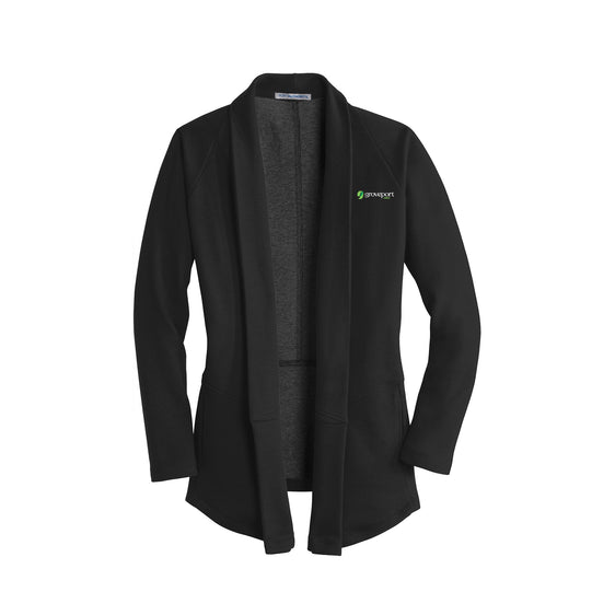 Groveport Municipal - Port Authority® Ladies Interlock Cardigan