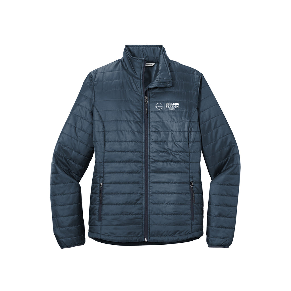 College Station Nissan - Port Authority® Women's Packable Puffy Jacket