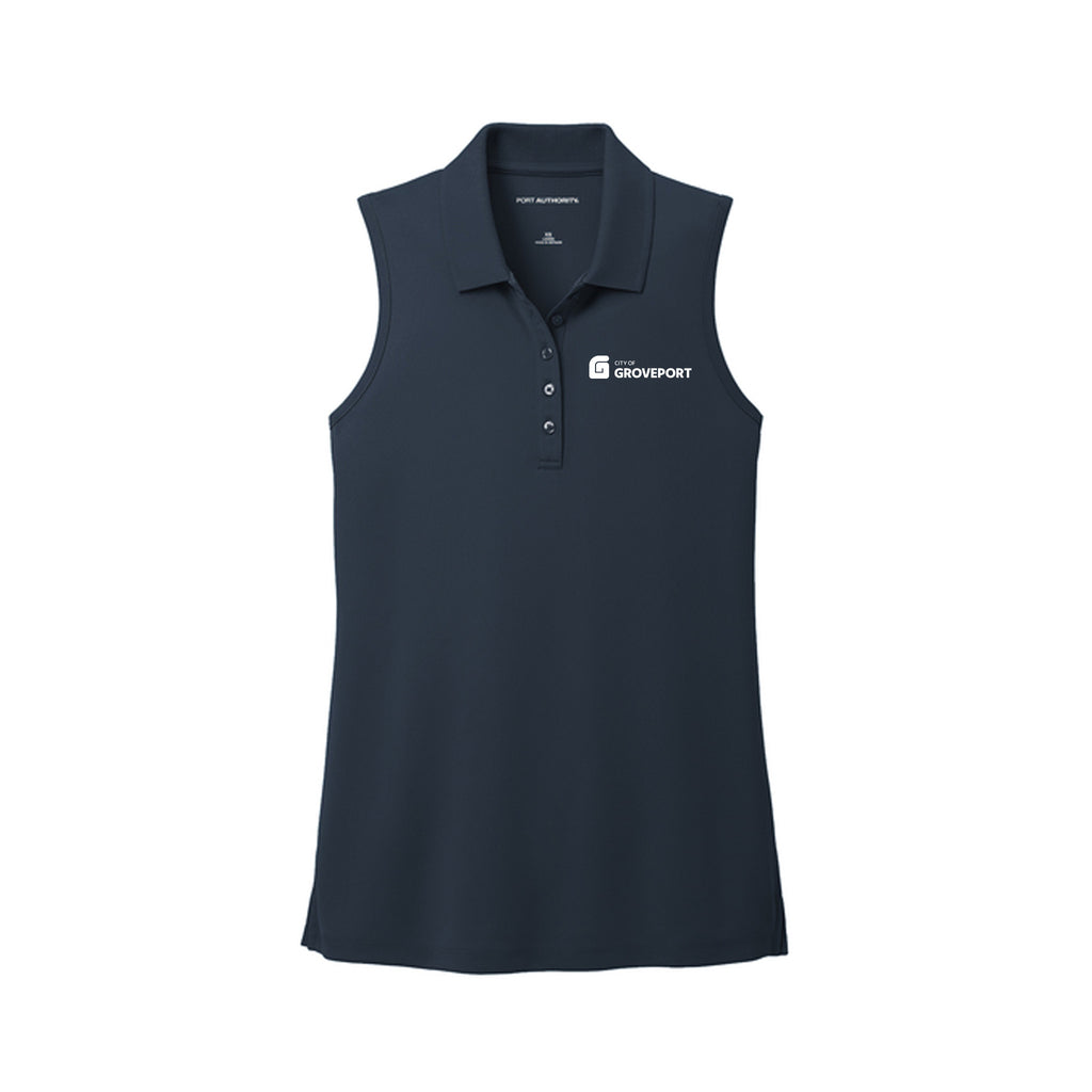 City of Groveport - Port Authority® Women's Dry Zone® UV Micro-Mesh Sleeveless Polo