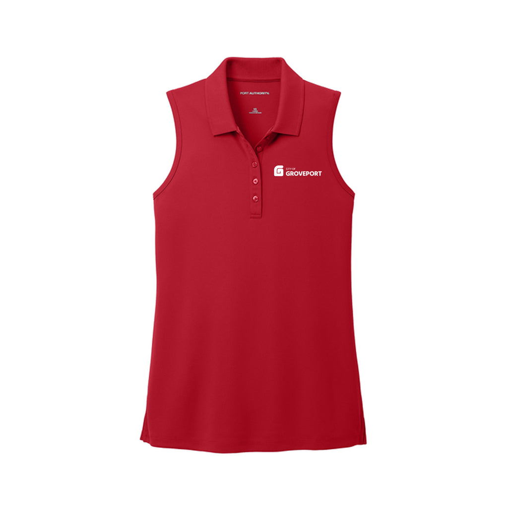 City of Groveport - Port Authority® Women's Dry Zone® UV Micro-Mesh Sleeveless Polo