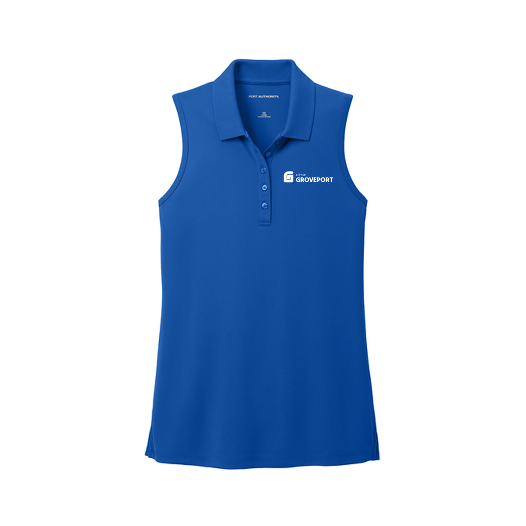 City of Groveport - Port Authority® Women's Dry Zone® UV Micro-Mesh Sleeveless Polo