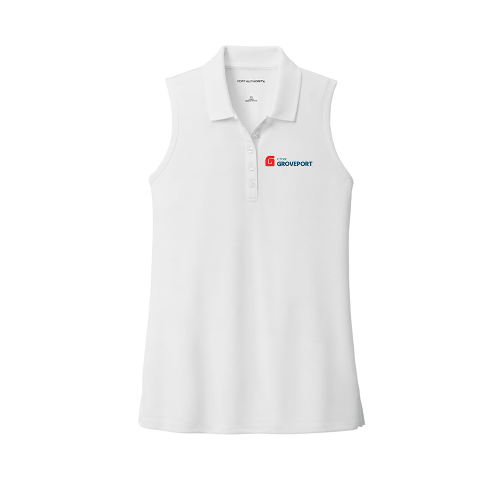 City of Groveport - Port Authority® Women's Dry Zone® UV Micro-Mesh Sleeveless Polo