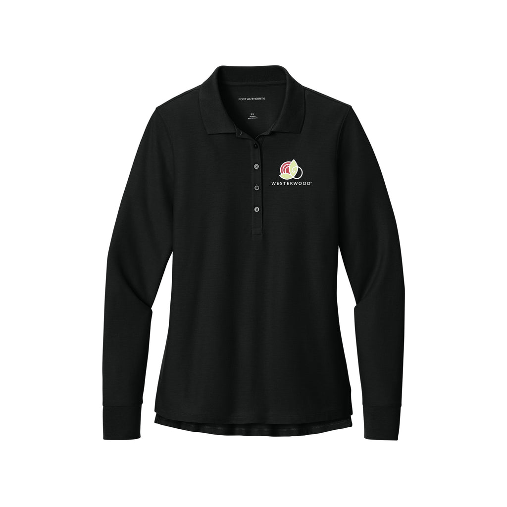 Westerwood - Port Authority® Women’s Wearever Signature Pique Long Sleeve Polo