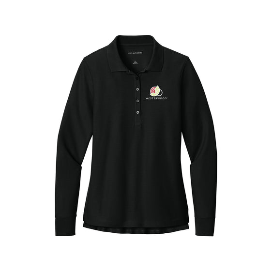 Westerwood - Port Authority® Women’s Wearever Signature Pique Long Sleeve Polo