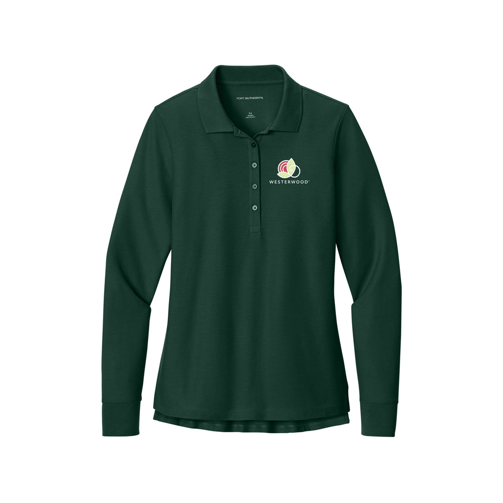 Westerwood - Port Authority® Women’s Wearever Signature Pique Long Sleeve Polo