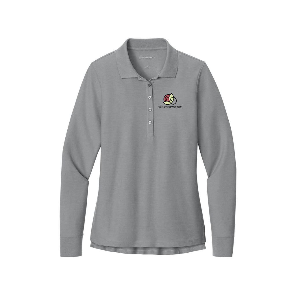 Westerwood - Port Authority® Women’s Wearever Signature Pique Long Sleeve Polo