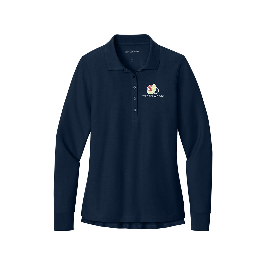 Westerwood - Port Authority® Women’s Wearever Signature Pique Long Sleeve Polo