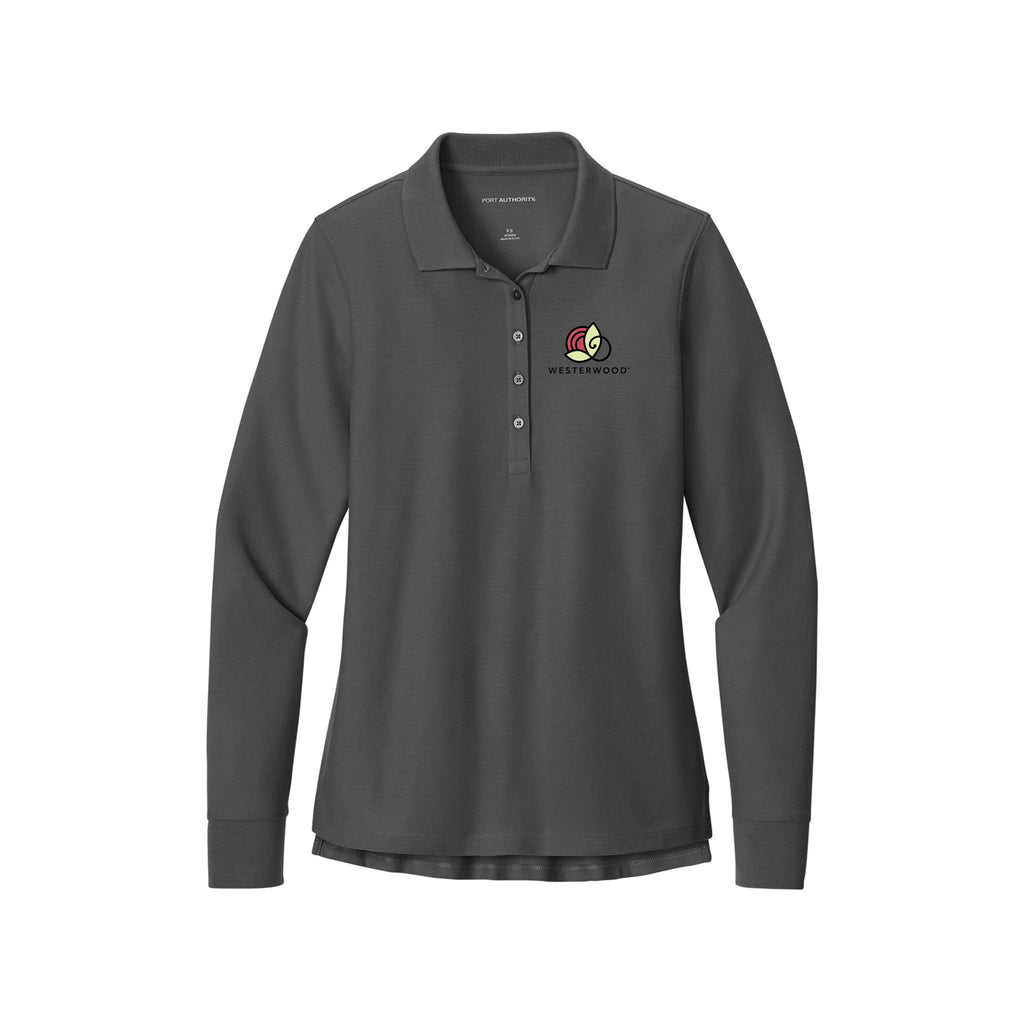 Westerwood - Port Authority® Women’s Wearever Signature Pique Long Sleeve Polo