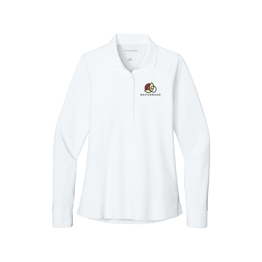 Westerwood - Port Authority® Women’s Wearever Signature Pique Long Sleeve Polo