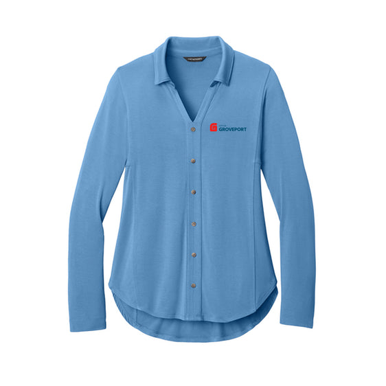 City of Groveport - Port Authority® Women’s Luxe Knit Button Tunic