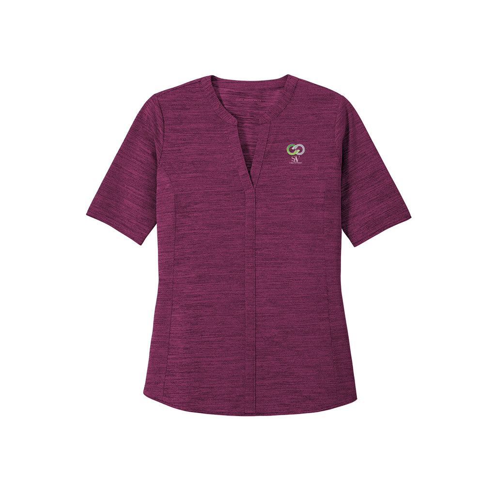 Solace at Vivians - Port Authority ® Women's Stretch Heather Open Neck Top
