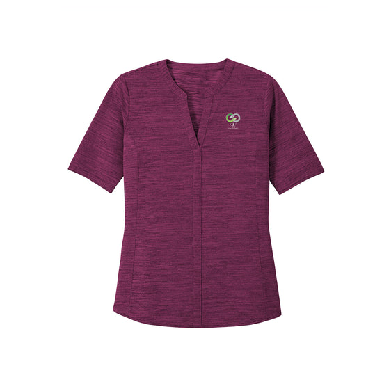 Solace at Vivians - Port Authority ® Women's Stretch Heather Open Neck Top