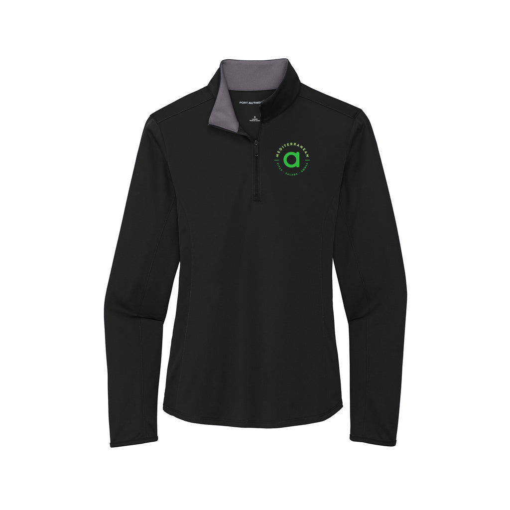 Agape - Port Authority ® Ladies Silk Touch ™ Performance 1/4-Zip