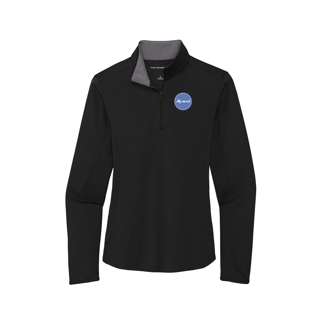 My Merch - Port Authority ® Ladies Silk Touch ™ Performance 1/4-Zip