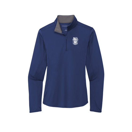 Teamsters Local 284 - Port Authority ® Ladies Silk Touch ™ Performance 1/4-Zip