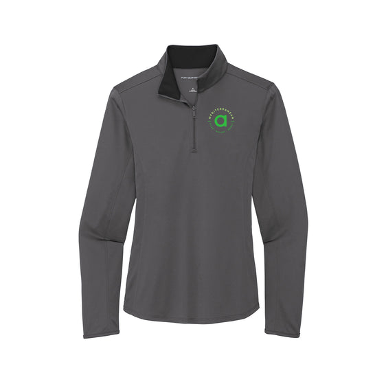 Agape - Port Authority ® Ladies Silk Touch ™ Performance 1/4-Zip