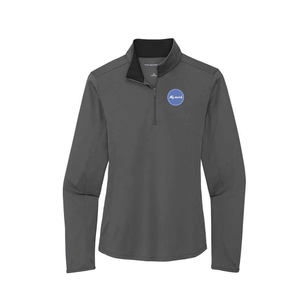 My Merch - Port Authority ® Ladies Silk Touch ™ Performance 1/4-Zip