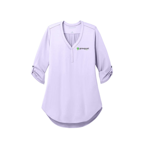 Groveport Municipal - Port Authority® Ladies City Stretch 3/4-Sleeve Tunic