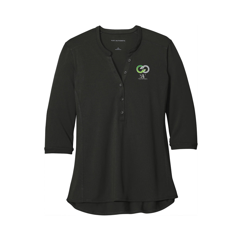 Solace at Vivians - Port Authority® Women's UV Choice Pique Henley