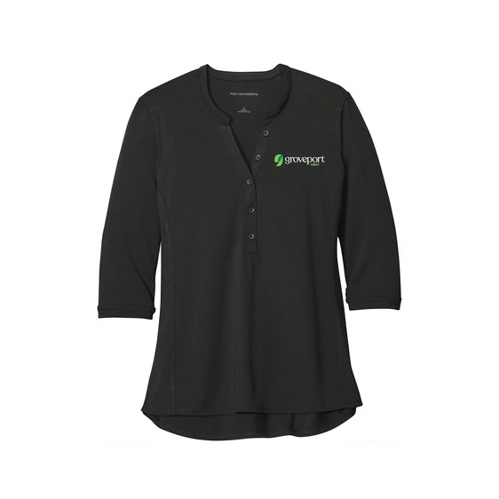 Groveport B&Z - Port Authority ® Women's UV Choice Pique Henley