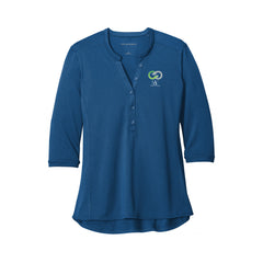 Solace at Vivians - Port Authority® Women's UV Choice Pique Henley