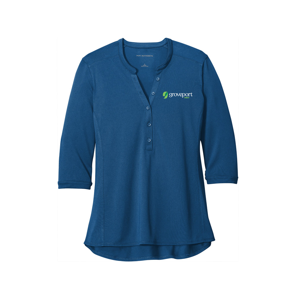Groveport B&Z - Port Authority ® Women's UV Choice Pique Henley