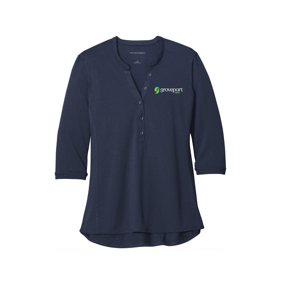Groveport B&Z - Port Authority ® Women's UV Choice Pique Henley