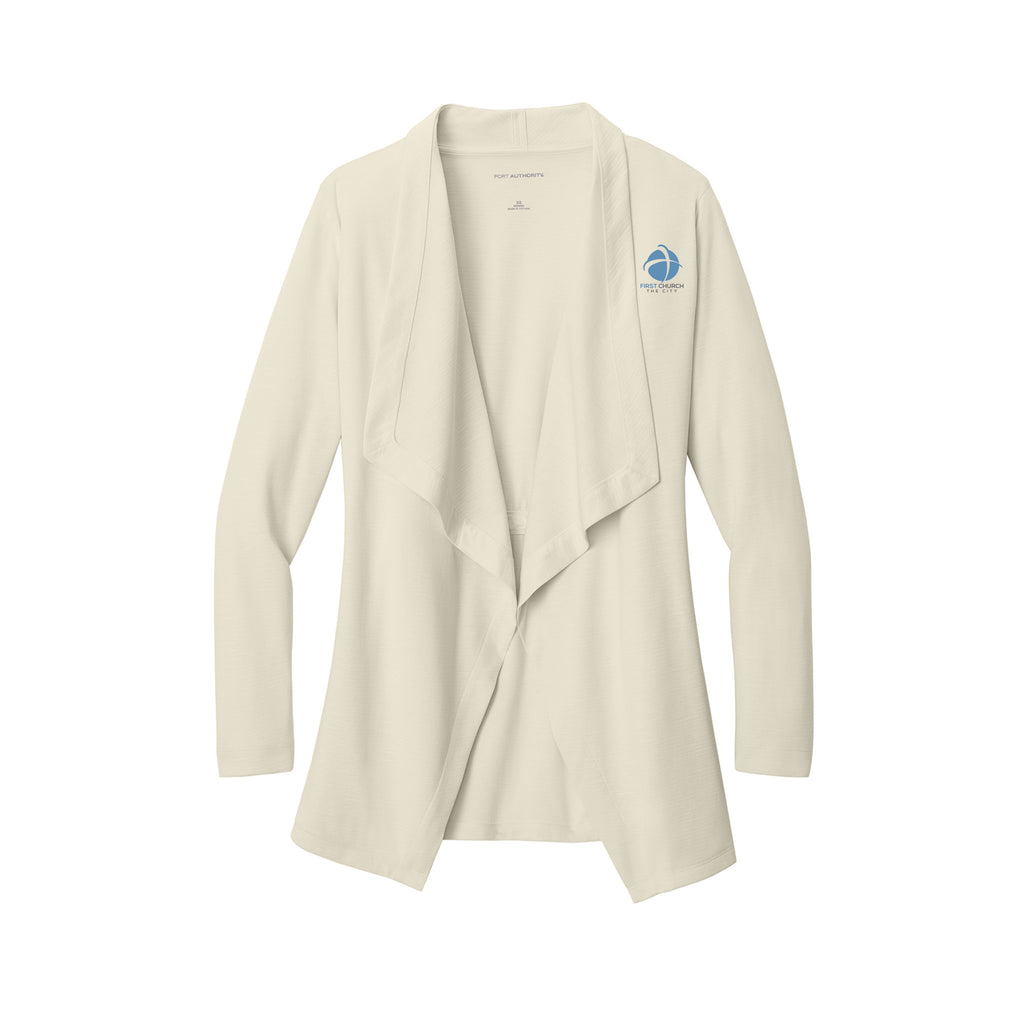 First Church The City - Port Authority® Women’s Breakwater Open Cardigan