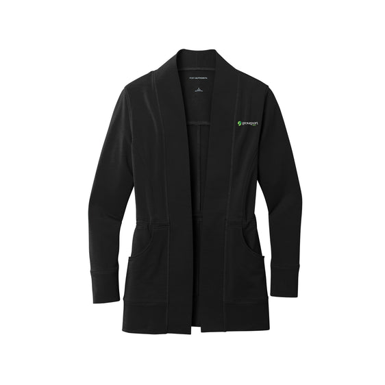 Groveport Municipal - Port Authority® Ladies Microterry Cardigan