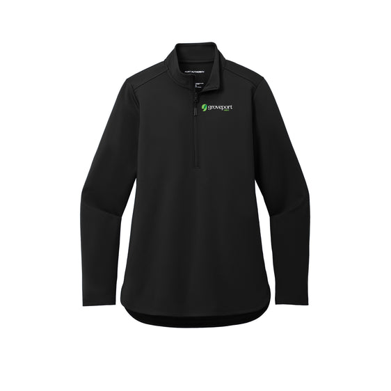 Groveport Municipal - Port Authority® Ladies C-FREE® Double Knit 1/4-Zip
