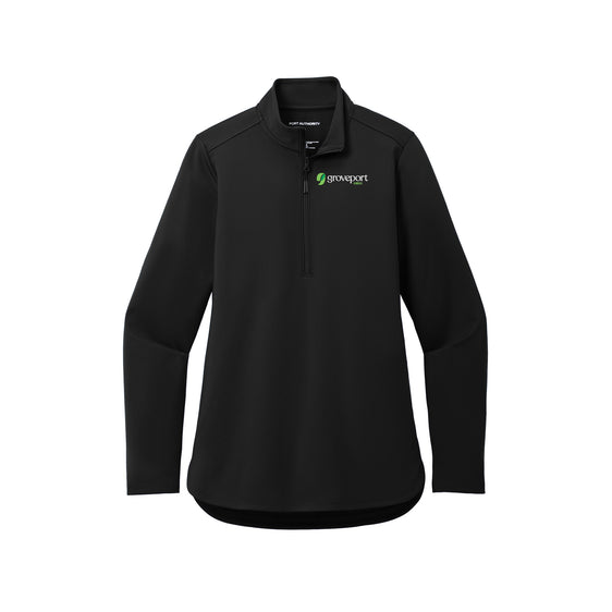 Groveport B&Z - Port Authority® Ladies C-FREE® Double Knit 1/4-Zip