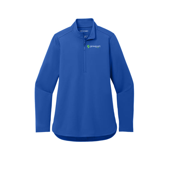 Groveport Municipal - Port Authority® Ladies C-FREE® Double Knit 1/4-Zip