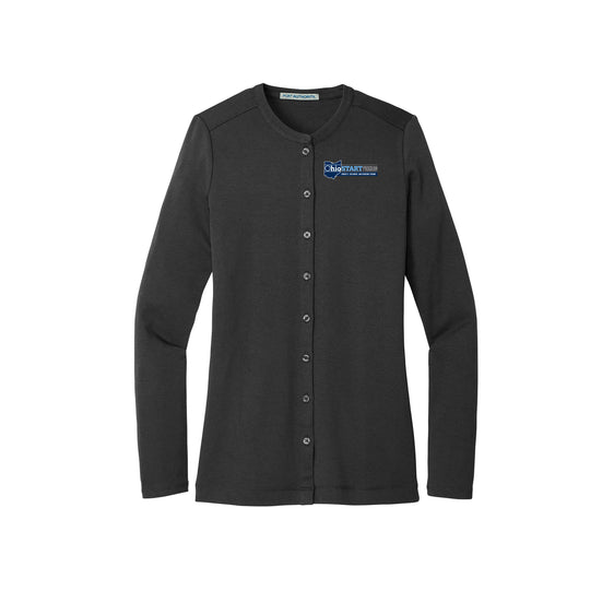 Perry County Services - Port Authority® Ladies Concept Stretch Button-Front Cardigan