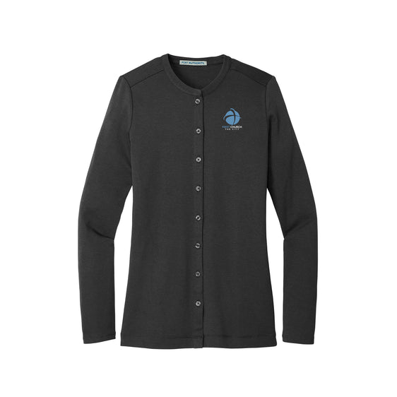 First Church The City - Port Authority® Women's Concept Stretch Button-Front Cardigan