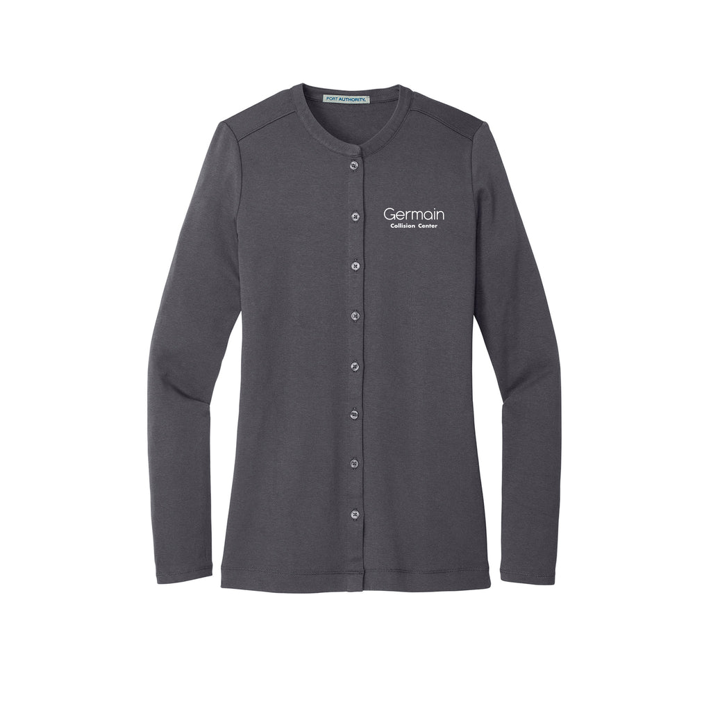 Germain Collision Center - Port Authority® Ladies Concept Stretch Button-Front Cardigan
