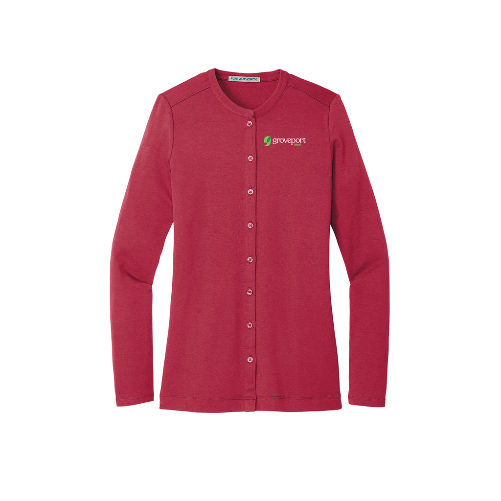 Groveport B&Z - Port Authority® Ladies Concept Stretch Button-Front Cardigan