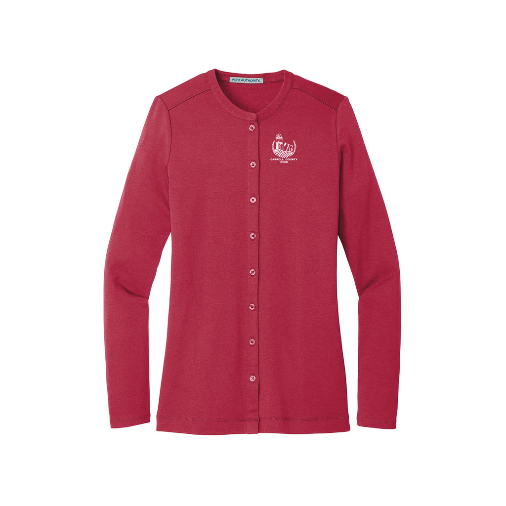 Carroll County - Port Authority® Ladies Concept Stretch Button-Front Cardigan