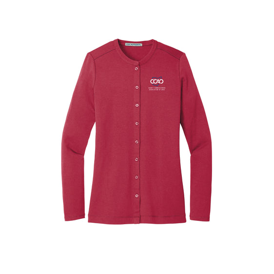 CCAO - Port Authority® Ladies Concept Stretch Button-Front Cardigan