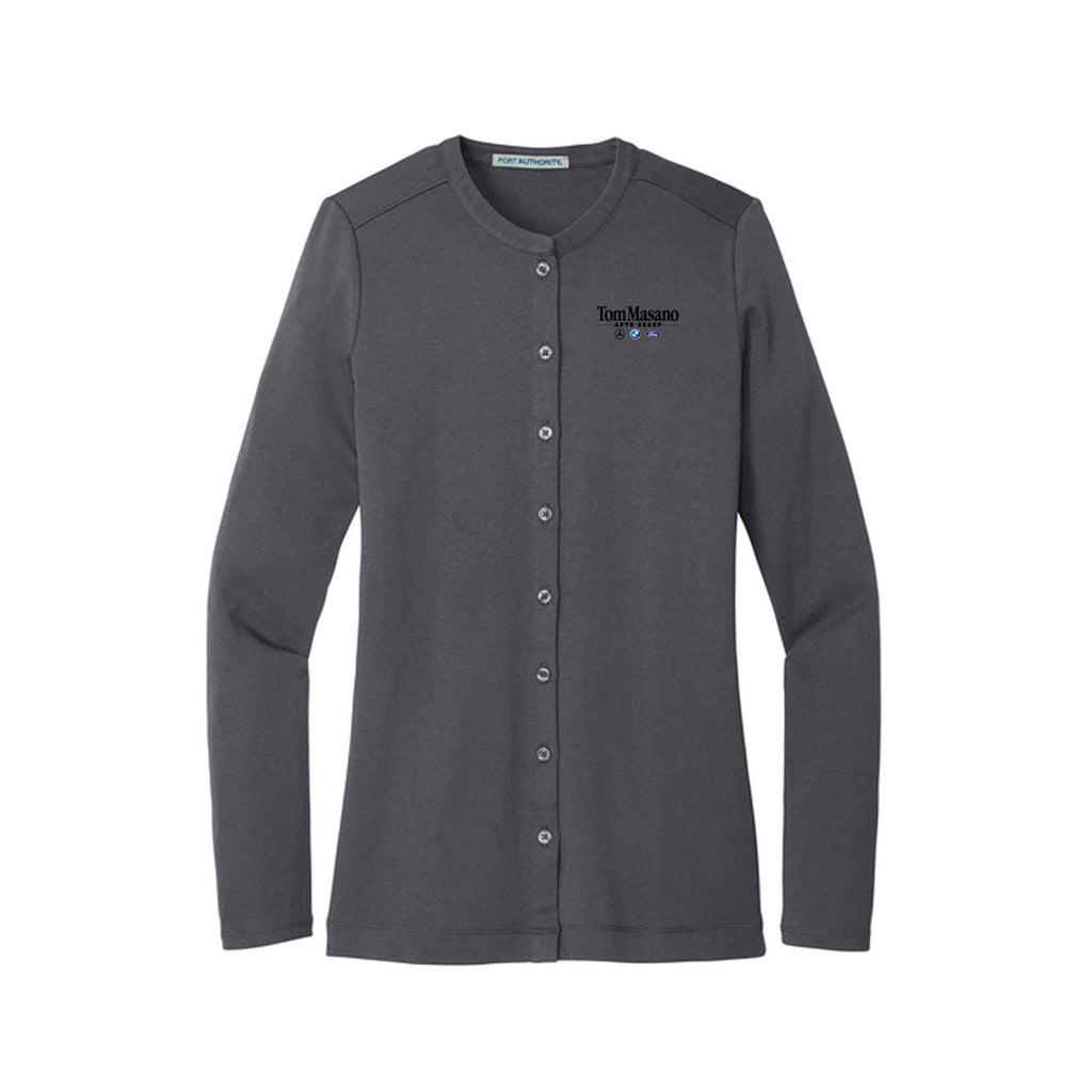 Tom Masano Auto Group - Port Authority® Women's Concept Stretch Button-Front Cardigan