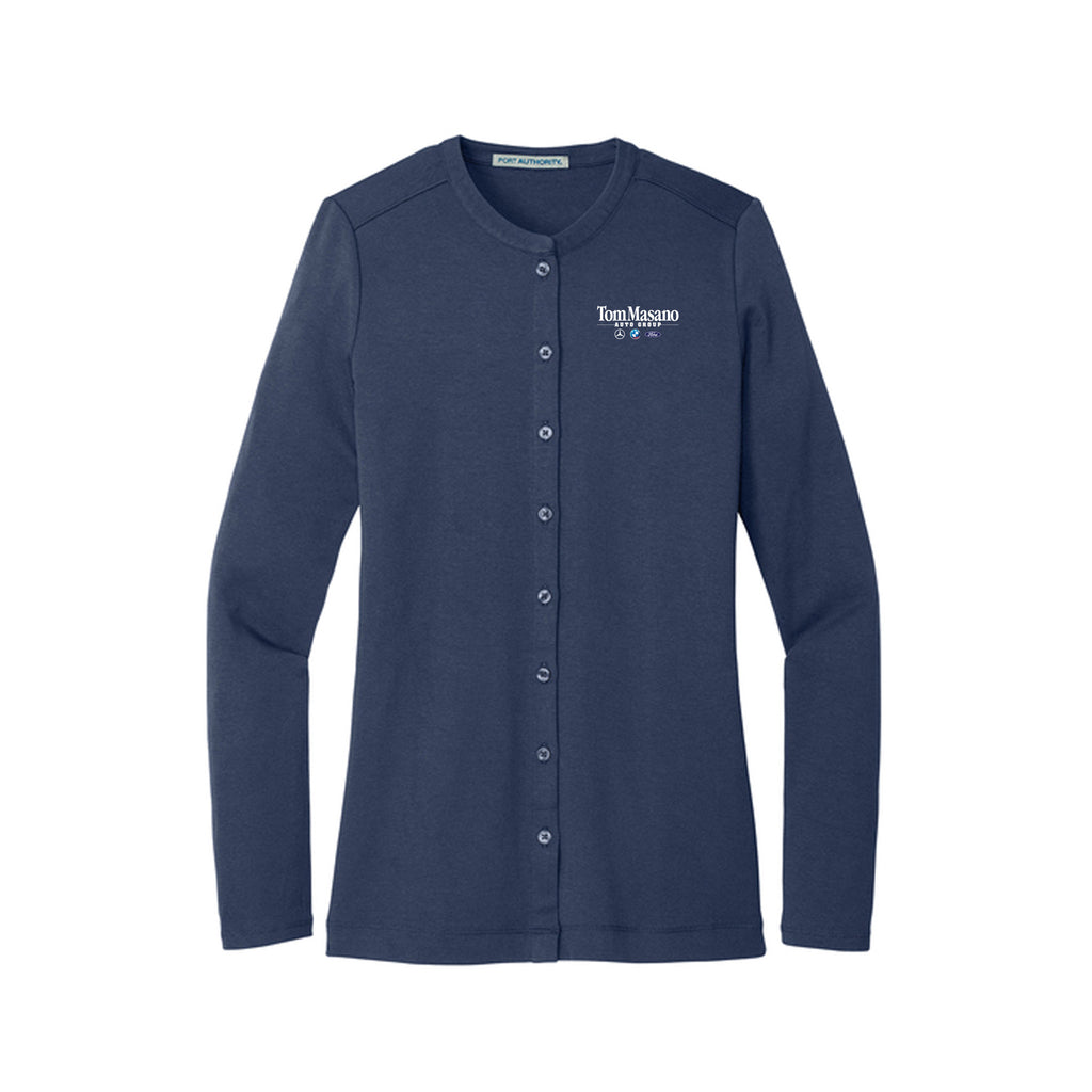 Tom Masano Auto Group - Port Authority® Women's Concept Stretch Button-Front Cardigan