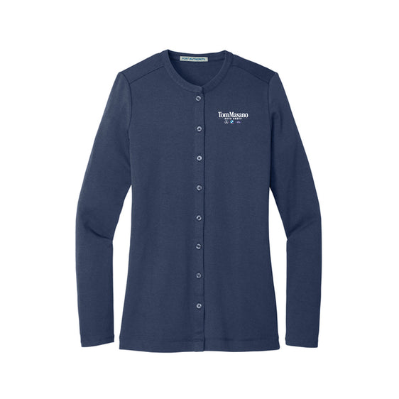 Tom Masano Auto Group - Port Authority® Women's Concept Stretch Button-Front Cardigan